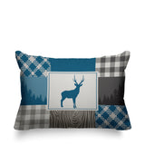 Range Outdoor Reversible Throw Rectangular Pillow
