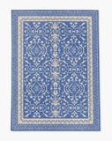 Rao low pile chair mat in Corn Flower