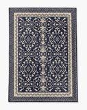 Rao low pile chair mat in Night Navy