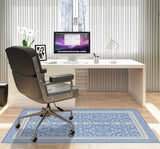 Rao low pile chair mat in Periwinkle