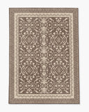 Rao low pile chair mat in Taupe