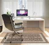 Rao low pile chair mat in Taupe