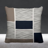 Rapu Abstract Reversible Indoor/Outdoor Square Pillow