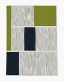 Rapu low pile chair mat in Chartreuse