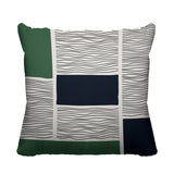 Rapu Abstract Reversible Indoor/Outdoor Square Pillow