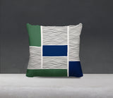 Rapu Abstract Reversible Indoor/Outdoor Square Pillow