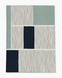 Rapu low pile chair mat in Grey