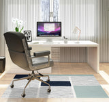 Rapu low pile chair mat in Grey