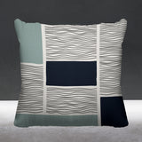 Rapu Abstract Reversible Indoor/Outdoor Square Pillow