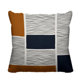 Rapu Abstract Reversible Indoor/Outdoor Square Pillow