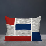 Rapu Abstract Outdoor Reversible Throw Rectangular Pillow