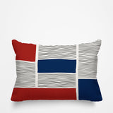 Rapu Abstract Outdoor Reversible Throw Rectangular Pillow