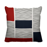 Rapu Abstract Reversible Indoor/Outdoor Square Pillow