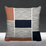 Rapu Abstract Reversible Indoor/Outdoor Square Pillow