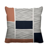 Rapu Abstract Reversible Indoor/Outdoor Square Pillow