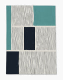 Rapu low pile chair mat in Sky