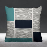 Rapu Abstract Reversible Indoor/Outdoor Square Pillow
