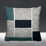 Rapu Abstract Reversible Indoor/Outdoor Square Pillow
