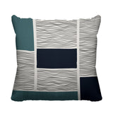 Rapu Abstract Reversible Indoor/Outdoor Square Pillow