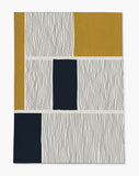 Rapu low pile chair mat in Yellow
