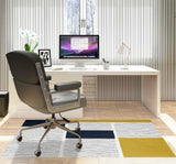 Rapu low pile chair mat in Yellow