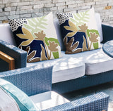 Ravel Botanical Reversible Indoor/Outdoor Square Pillow