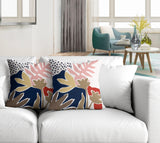 Ravel Botanical Reversible Indoor/Outdoor Square Pillow