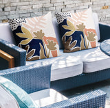 Ravel Botanical Reversible Indoor/Outdoor Square Pillow