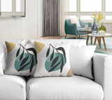 Raya Botanical Reversible Indoor/Outdoor Square Pillow