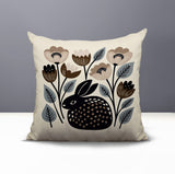 Rayo Rabbit Reversible Indoor/Outdoor Square Pillow