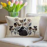 Rayo Rabbit Reversible Indoor/Outdoor Lumbar Pillow