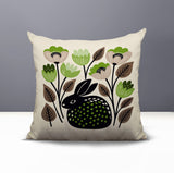 Rayo Rabbit Reversible Indoor/Outdoor Square Pillow