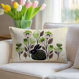 Rayo Rabbit Reversible Indoor/Outdoor Lumbar Pillow
