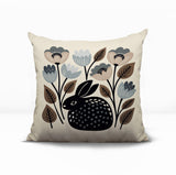 Rayo Rabbit Reversible Indoor/Outdoor Square Pillow
