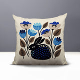 Rayo Rabbit Reversible Indoor/Outdoor Square Pillow