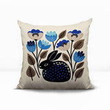 Rayo Rabbit Reversible Indoor/Outdoor Square Pillow