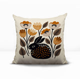 Rayo Rabbit Reversible Indoor/Outdoor Square Pillow
