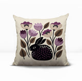Rayo Rabbit Reversible Indoor/Outdoor Square Pillow