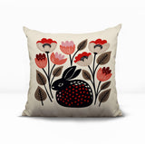 Rayo Rabbit Reversible Indoor/Outdoor Square Pillow