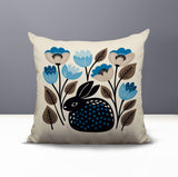 Rayo Rabbit Reversible Indoor/Outdoor Square Pillow