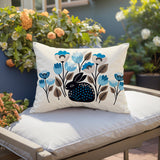 Rayo Rabbit Reversible Indoor/Outdoor Lumbar Pillow