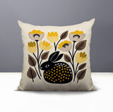 Rayo Rabbit Reversible Indoor/Outdoor Square Pillow