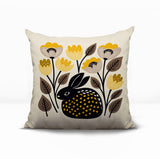 Rayo Rabbit Reversible Indoor/Outdoor Square Pillow