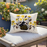 Rayo Rabbit Reversible Indoor/Outdoor Lumbar Pillow