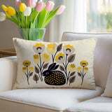 Rayo Rabbit Reversible Indoor/Outdoor Lumbar Pillow