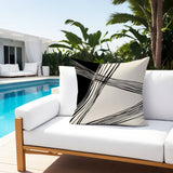 Realo Abstract Spun Polyester Square Indoor/Outdoor Throw Pillow