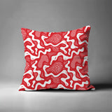 Dominique Coral Reefs Square Indoor/Outdoor Throw Pillow