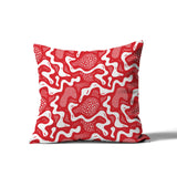 Dominique Coral Reefs Square Indoor/Outdoor Throw Pillow