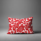 Dominique Coral Reefs Lumbar Indoor/Outdoor Throw Pillow