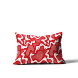 Dominique Coral Reefs Lumbar Indoor/Outdoor Throw Pillow